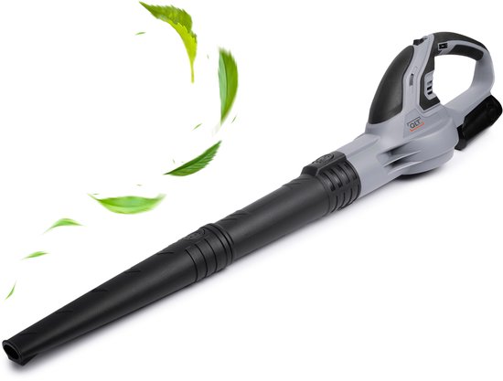 Qlt Accu Bladblazer 12v met Accu en Lader - Lichtgewicht Handbladblazer - Traploze Snelheidsregeling - 120-220 Km/u