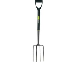 Quvo® Woelvork - Tuinwoeler - Spitvork - Grondwoeler - Tuinklauw - Bodembewerking - Groen/Zwart - ‎19 cm x 9 cm x 100 cm van Merkloos	
