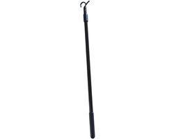Raamopener Telescoopstok - Verstelbare Stang Haken - Hoge Ramen Openen - Lichtgewicht Aluminium - 30-60 cm - Zwart