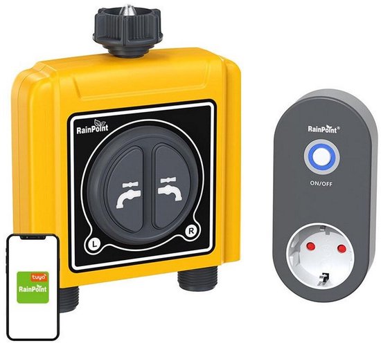 RainPoint - TTV203FRF + TWG004WR - Commande d'irrigation par zones van Merkloos	