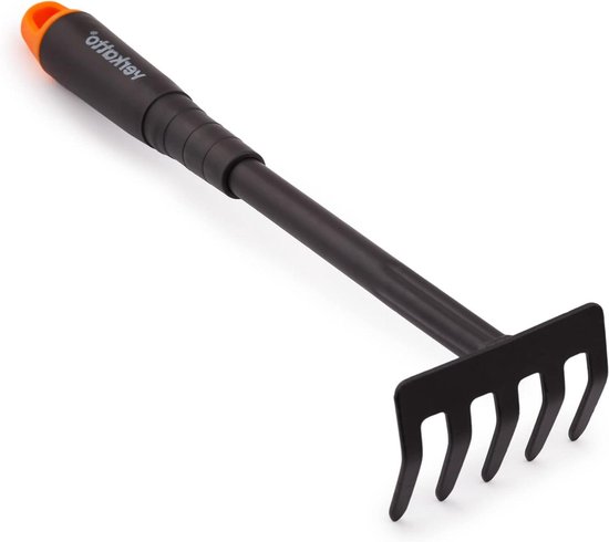 Rake with 5 Teeth / A Small Steel Rake / for Flowers / Width 9 cm