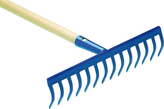 Rake with Handle 120 cm 14 Teeth - Handy HA2028 van Merkloos	