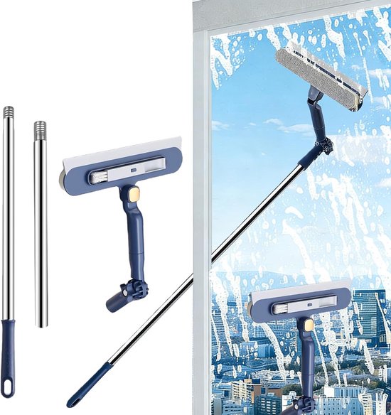 Ramenwasser Telescopisch - Telescopische Wasborstel - Professionele Raamreiniger - Glasoplossing van Merkloos	