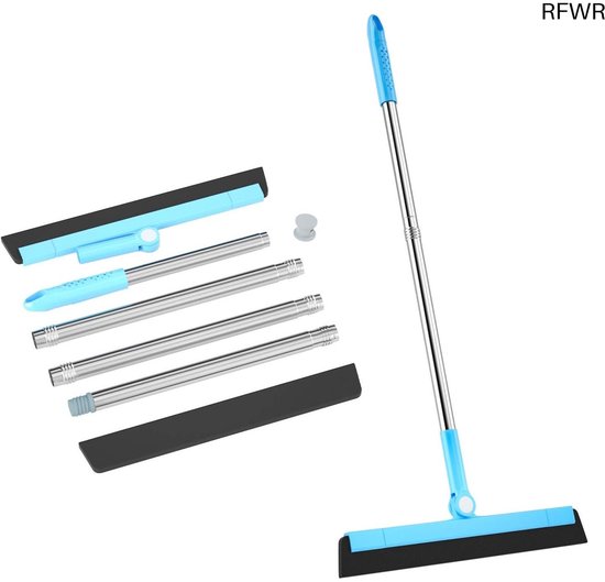 Ramenwasser telescopisch - Uitschuifbare ramenwisser - Raamtrekker met steel - Raamreiniging van Merkloos	