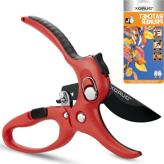 Ratelsnoeischaar met 3 x snijkracht en vervangbaar snijmes - model DGR-01 van Merkloos	