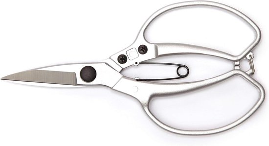 Razorsharp Japanse stijl schaar - zilver - professionele kappersschaar van Barbervals