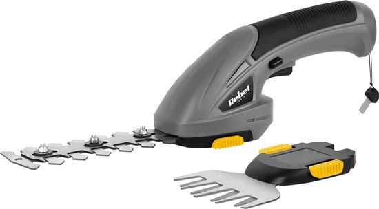 Rebel 4V 2 Ah Li-Ion Accu 2 in 1 buxusschaar en grastrimmer incl. accu en oplader 1100 slagen/min RB-5003 van Rebel