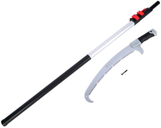Recalma Telescopische Takkenzaag 4 Meter – Boomzaag met Uitschuifbare Aluminium Steel – Lichtgewicht Snoeizaag – Met Afneembaar Zaagblad - Ook Bruikbaar als Handzaag van Merkloos	