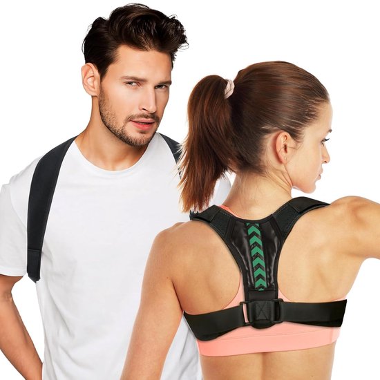 Recht voor dames - houdingscorrectie - rugriem - schouderriem - rechte rug - rughouder - betere houdingstrap voor een rechte houding - riem voor een rechte rug van Merkloos	