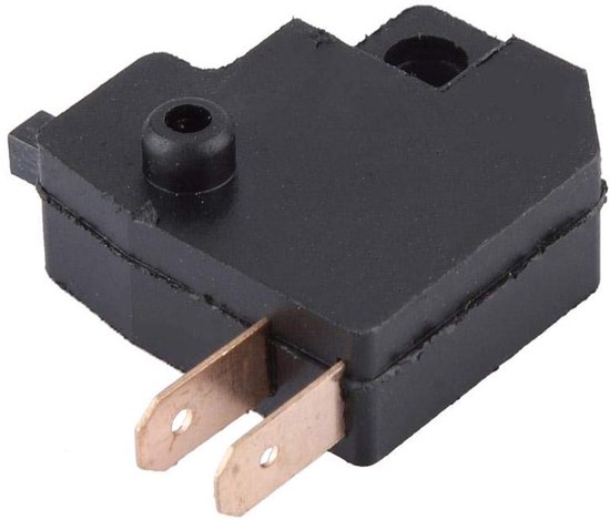 Rechter remlichtschakelaar - kunststof - koper - universele motorfiets stoplichtschakelaar - vervangingsonderdeel van Merkloos	