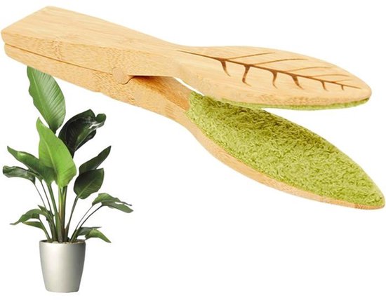 Reinigingspincet, in de vorm van een schoonmaakclip - plantenborstel, bladpluisreiniger van Merkloos	