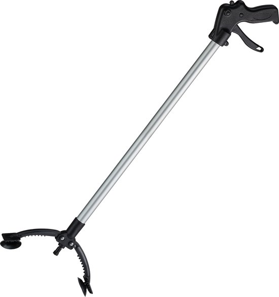 Relaxdays grijper - voor senioren aluminium en kunststof - 88 cm - afvalgrijper - kunststof van Relaxdays