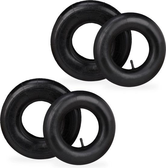 Relaxdays kruiwagenband met binnenband - set van 2 - 4.00-6" - luchtband - tot 136 kg van Relaxdays