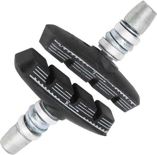 Remblokken voor Fietsremmen, 1 Paar 55 Mm Boogvormige Vouwfietsremmen Remblokken voor Fiets V-brake Rubberen Remmen Remblokken voor Vouwfiets, Mountainbike, Racefiets