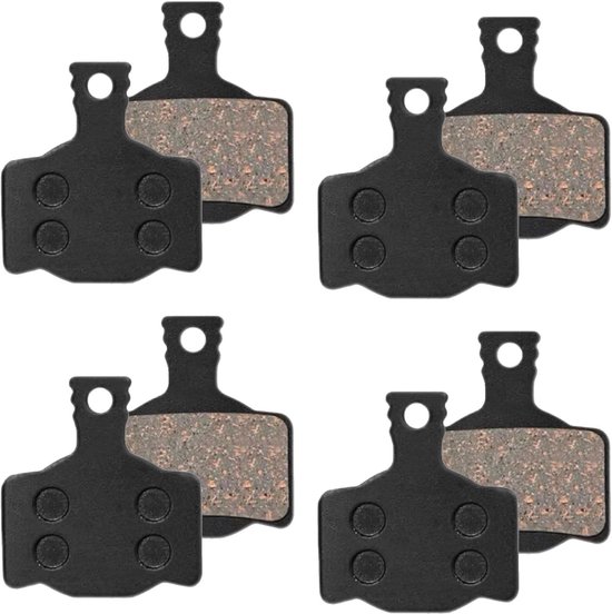 Remblokken voor Magura MT2, MT4, MT6, MT8, MTS, 7.C MT serie, hydraulische schijfrem, reserveremblokken voor MTB en e-bike, sterke remkracht, duurzaam, geluidsarm, goede warmteafvoer, 4 paar