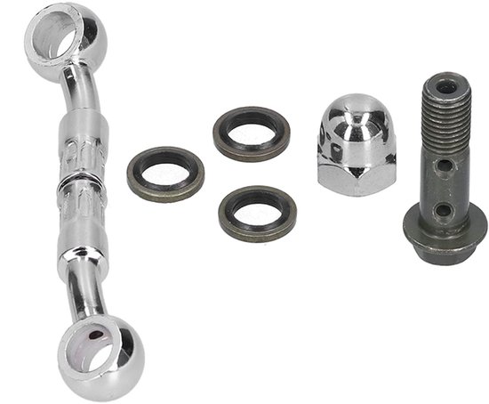 Remleidingverlengstuk Universele hydraulische onderdelen voor motorfietsmodificatie Remleidingconnector van Merkloos	