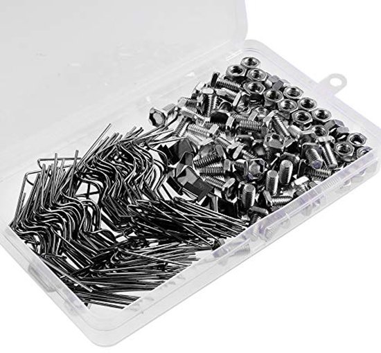 Reparatieset voor broeikas - 230 stuks bevestigingsclips, moeren en bouten