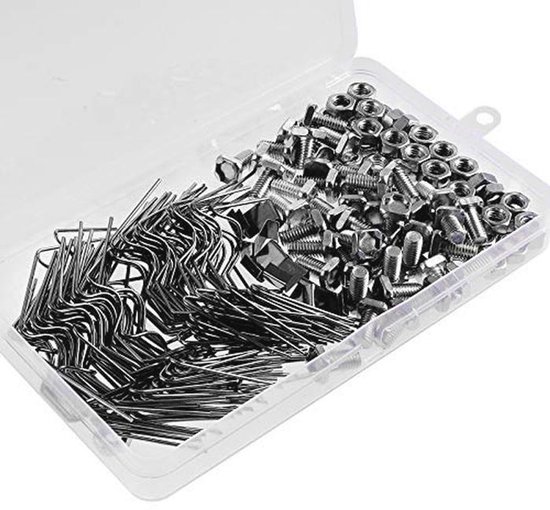 Reparatieset voor broeikas - 230 stuks bevestigingsclips, moeren en bouten