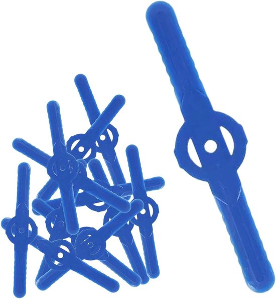Reserve Draad - Grastrimmer Onderdelen - Gazon Onderhoud - Ononderbroken Snijprestaties - 100 Stuks - Blauw