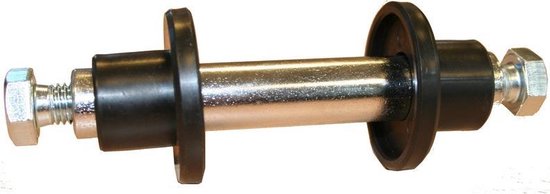 Reserve kruiwagenwiel as 20 mm - Reserve as voor kruiwagenwielen/steekwagen van Silverline