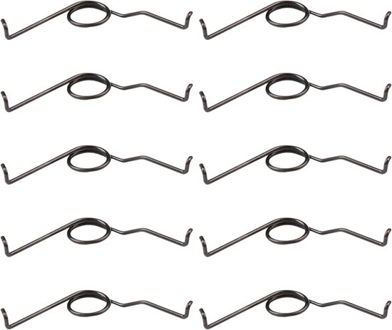 Reserve Torsieveer - Snoeischaren Onderdelen - Gereedschap Reparatie - Universele V-vorm - 10 Delige Set - Zilver