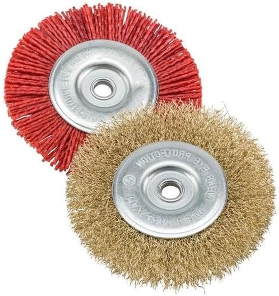 Reserveborstels Voegenreiniger - Borstelset Voegen - Voegen Schoonmaken - Originele Onderdelen - Set van 2 - Metaal
