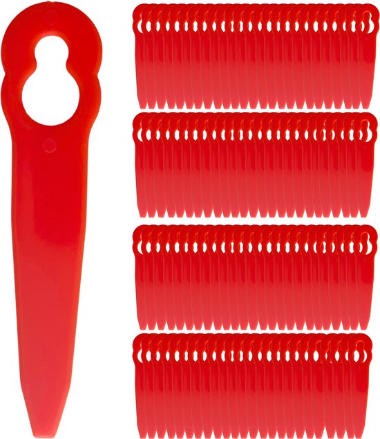 Reservemes 40080071000 geschikt voor Stihl Polycut 2-2 Polycut 3-2 FSA 45 FSA 57 FSE 52 - Kunststof mes voor kantentrimmer - Pak van 100 van Stihl