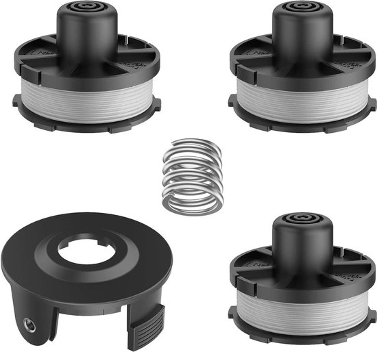 Reservespoel grastimmer 196146-9/195858-1 compatibel | draadspoel Akkusense 18V DUR181Z DUR181RF DUR181 - 3 stuks van Makita