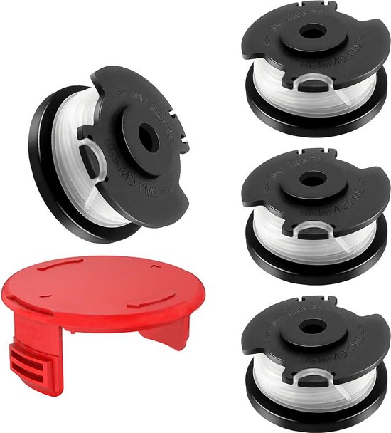 Reservespoel grastrimmer - 4 stuks TLE-03 compatibel met GE-CT 18/28 Li TC van Einhell
