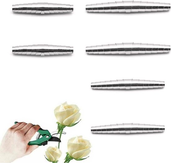 Reserveveer tuinschaar - 6 cm, 7 cm, 8 cm (per 2 stuks)Stalen tuinschaar reserveveer - vervangende accessoires (6 stuks)Gevogelteschaar met tuinschaarveren van Merkloos	