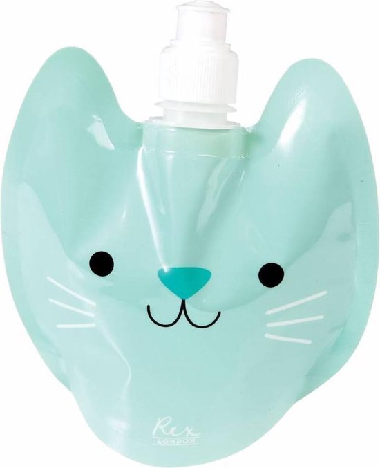 Rex London vouwbare waterfles Kat Poes van Rex London