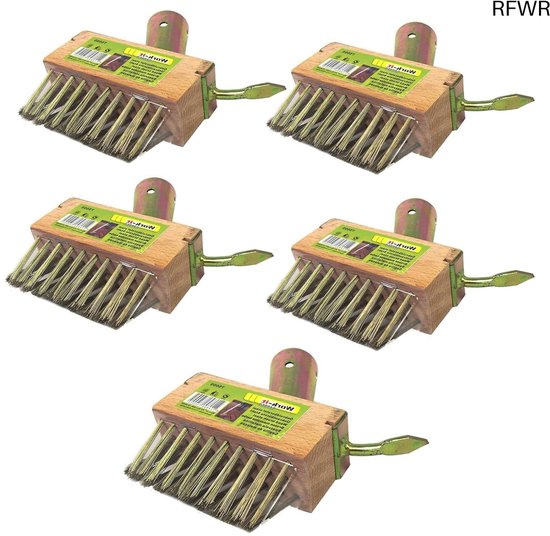 RFWR® 5X Voegenreiniger Staalborstel Set - Voegkrabber en V-vormige Borstels van RFWR