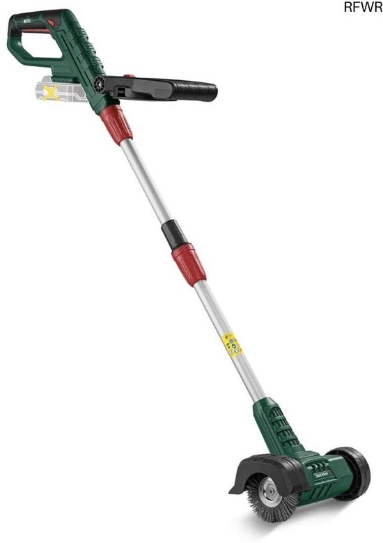 RFWR® Draadloze Terrasreiniger 20V - Verwijder Mos, Vuil en Aanslag uit Voegen op Terrassen, Paden en Opritten van Merkloos	