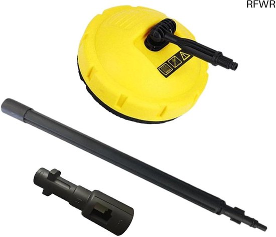RFWR® Efficiënte hogedrukreiniger met terrasreiniger en oppervlaktereiniger voor zorgeloze buitenreiniging van RFWR