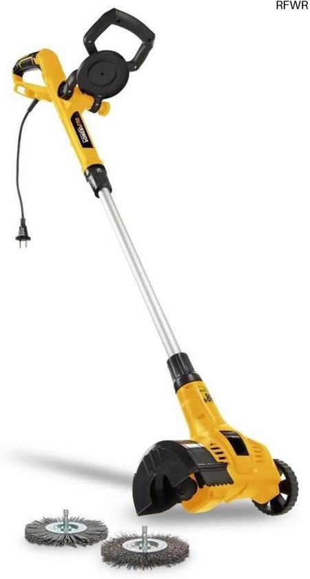 RFWR® Elektrische Onkruidverwijderaar - Telescopische Onkruidtrekker met 400 W, Nylon en Staal Borstel van Merkloos	