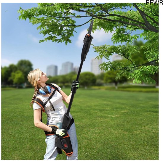 RFWR® Elektrische telescoop snoeier met accu 552W - Draadloze kettingzaag voor takken en bomen van RFWR