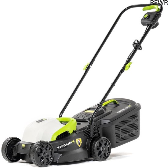 RFWR® Kleine Elektrische Grasmaaier 2-in-1 met 1200W Motor en 27L Grasopvangbak voor tot 300 m²