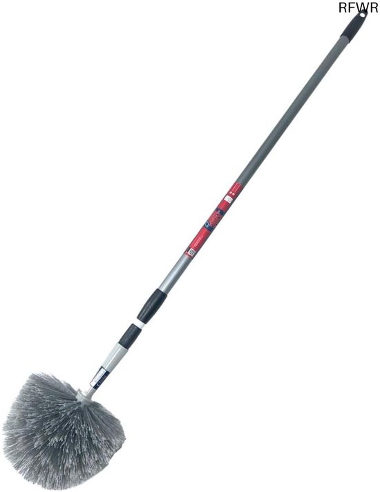 RFWR® Ragebol met telescoopsteel - Plumeau en Duster - 175 cm