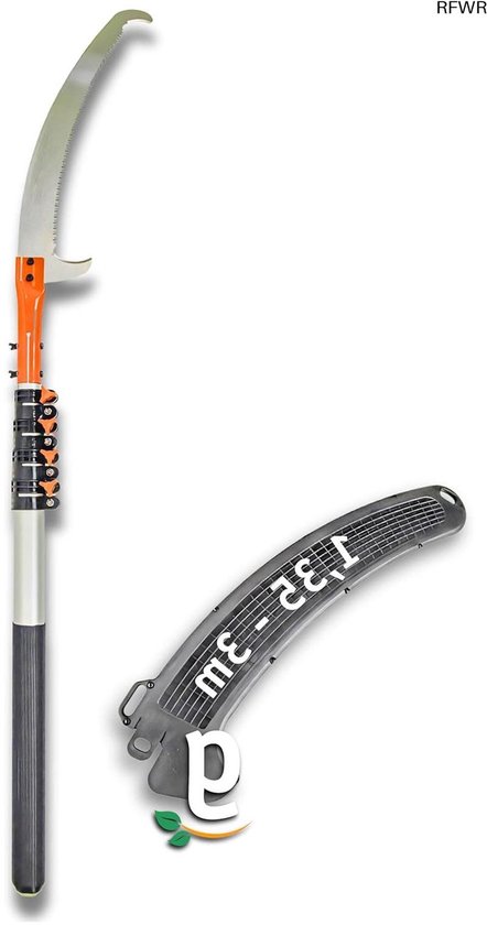 RFWR® Takkenzaag met telescopische steel - Hoogwaardige tuinzaag voor het snoeien van takken en bomen van RFWR