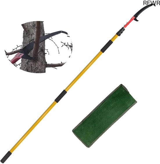 RFWR® Telescoop Takkenzaag 7,5 m - Instelbare Lengte voor Hoog Snoeiwerk van RFWR