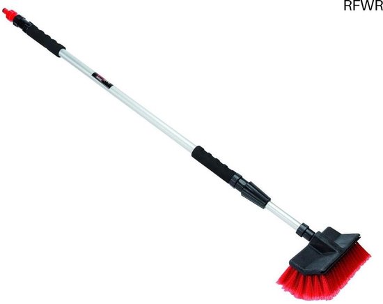 RFWR® Telescopische Wasborstel voor Voertuigen en Boten - Waterregelfunctie en Lengte Verstelbaar van RFWR