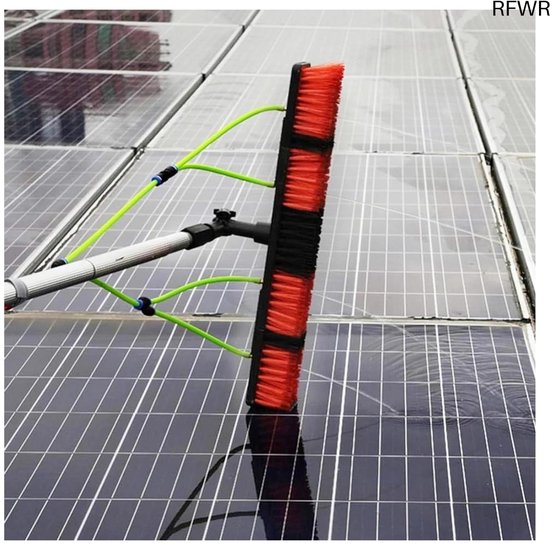 RFWR® Verstelbare telescopische paal voor ruitenreiniging 4-12m met slang van RFWR