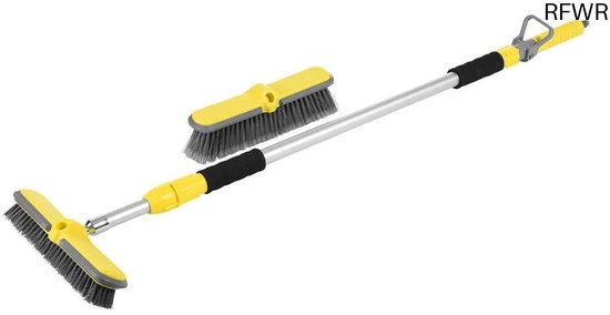 RFWR® Waterbezem set 3 stuks met telescoopsteel en krachtige en zachte borstel