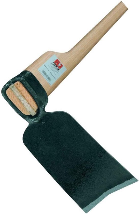 Rijnse hak-schoffel - Tuinspade - Voor bodembewerking - Gesmeed staal - Blad van 185 x 110 mm