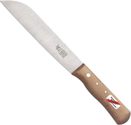 Robert Herder Boscher Koolmes – Oogstmes – Carbonstaal – Lemmet 182 mm – Heft Beukenhout van Merkloos	