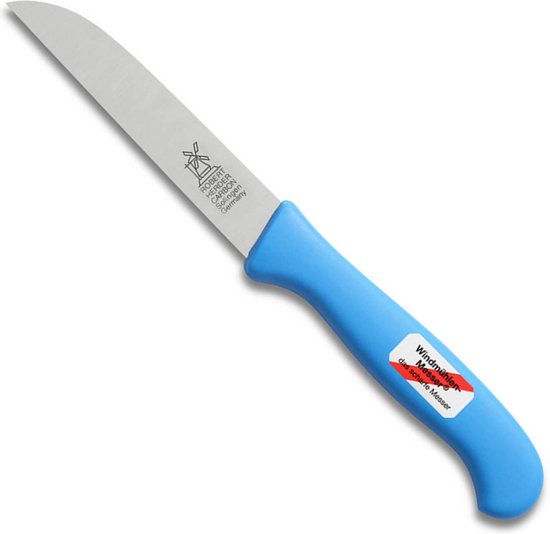 Robert Herder Molenmes - Klassieker - Groot Groentemes - Carbonstaal - Lemmet 104 mm - Kunststof Heft - Blauw van Merkloos	