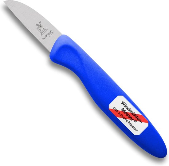Robert Herder Molenmes - Tuinbouwmesje - Bloemenmesje - Carbonstaal - Lemmet 46 mm - Kunststof Heft - Blauw van Robert Herder