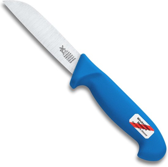 Robert Herder Zwoller Groentemes - Carbonstaal - Lemmet 118 mm - Ergonomisch PP Heft - Blauw van Robert Herder