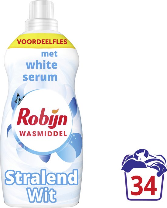 Robijn Klein & Krachtig Classics Stralend Wit Vloeibaar Wasmiddel 34 wasbeurten van Merkloos	