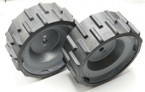 Robomow RS Power Wheels - brede wielen - zonder wieldoppen en witte bevestigingsclips van Robomow